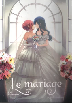 (C96) [Dogguran (Various)] YachiIro Kekkon Goudou  "Le mariage ~Côté illustration~" (Puella Magi Madoka Magica Side Story: Magia Record) [Chinese] [Incomplete]