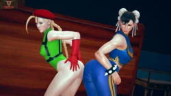 [IconOfSin] Cammy & Chun-Li's Threesome