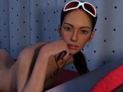 [DICK] Brunette Teen Girl Lounge (90477778)