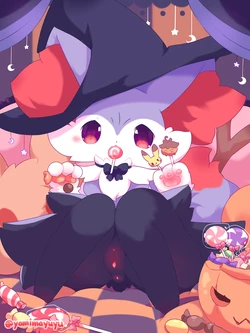 [Nekomayo] SUBSCRIBESTAR |  Halloween Braixen all visions