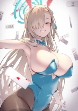 [nameco] Bunny Asuna handjob and mass ejaculation