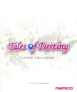 Tales of Destiny 1998 Calendar
