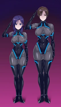 [Ribimura] Kaoru Furusho and Kei Nagase's combatant transformation and corruption (High School Fleet , Ace Combat)