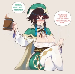 [ThiccwithaQ / Nyantcha] Venti (Genshin Impact) [English]
