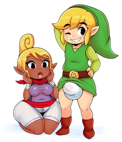 [Matospectoru] Link x Tetra Commissions (The Legend of Zelda)