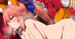 [horosuke] Tamamo no Mae x Oooni (Hyoujou Sabun + Shasei Sabun) (Fate/Grand Order)
