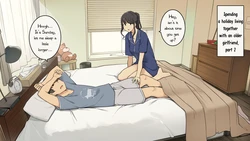 [Wakamatsu] Fudan Onkou na Toshiue Kanojo ni Ichinichijuu Tatasare Semerare Tsuzukeru Hanashi | Something Mild-Mannered Girlfriend Erections Teasing [English] [PhantomsJoker]