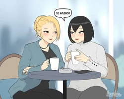 [Lewdua] Long Time Friends – Iris and Morgan [Spanish]