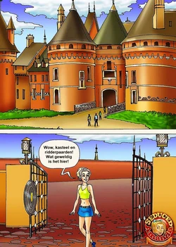 Seduced Amanda in een kasteel (Dutch)