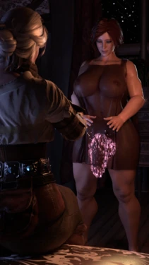 [scrappy.coco] Ciri and Triss (no text)