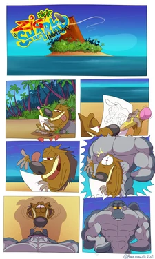 [foxbtails]That's starts story zig and sharko comic