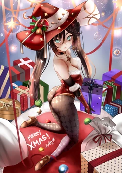 [Zasshu] Mona (Christmas) (Genshin Impact)
