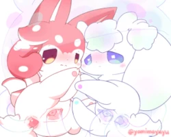 [Nekomayo] SUBSCRIBESTAR | ChiliAloe + Eevee animated all versions