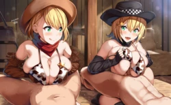 [Belko] Cowgirl Shimai no Paizuri