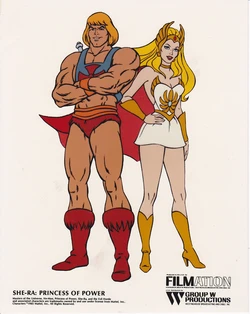 She-Ra: Princess of Power (1985) - artbook autographed by Lou Scheimer
