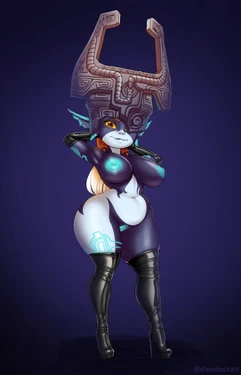 [dixieduckart] Midna in Latex (The Legend of Zelda)
