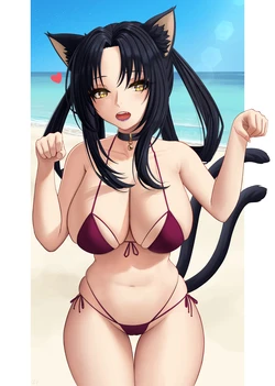 [Zaphn] Kuroka Swimsuit July 2020 (HighSchool DxD)