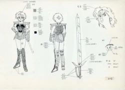 Majuu Senshi Luna Varga OVA Production Material & Media Gallery