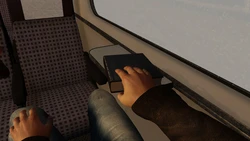 A Girl On A Train - CG