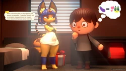 [leviantan581re] Ankha with my Villager (Animal Crossing)