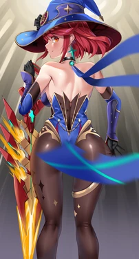 [Matrix16] Pyra In Mona's Outfit (Xenoblade Chronicles 2, Genshin Impact)