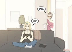 [Lewdua] Karen showing Nessie the truth (Hairy)