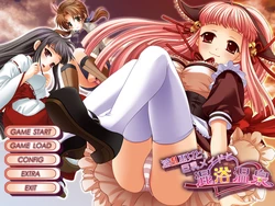 [Momokan] Inran Miko to Kyonyuu Maid to Konyoku Onsen
