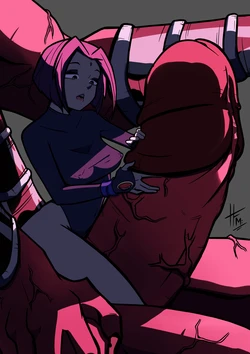 [TreatArtStudios (HFM)] Raven and Daddy (Teen Titans)