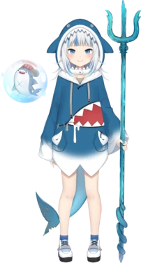 Gawr Gura nude model