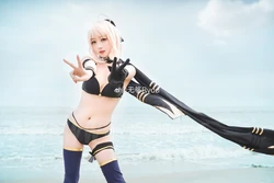 [无筝Ryou] 冲田总司cosplay和最终幻想7蒂法·洛克哈特