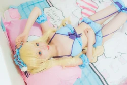 [无筝Ryou] 衣英梨梨双马尾睡cos、黑贞jkcos正片和jk私影