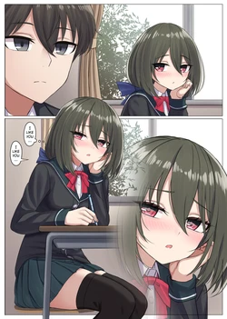 A girl who accidentally said "I like you..."