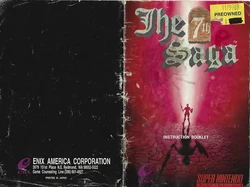 The 7th Saga (1993) - SNES Manual