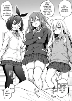 [Airandou] Namaiki Sanshimai ni Okosareru Asa [English] [Daddy Scan Me Harder]