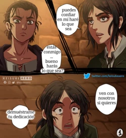 [Keisuke Aero] Eren x Pieck (Shingeki no Kyojin) [Spanish]