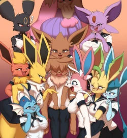 [Burgerkiss] Eeveelutions Junior Group/Senior Group/Sophomore Group