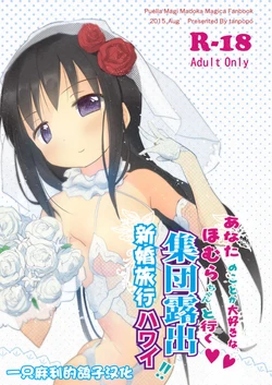 [Tanpopo (Anshin Mama)] Anata no Koto ga Daisuki na Homura-chan to Iku Shuudan Roshutsu Shinkon Ryokou Hawaii!! (Puella Magi Madoka Magica) [Chinese] [一只麻利的鸽子汉化] [Digital]
