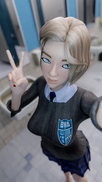 [Citrus2077] Gwen Stacy Bathroom Selfies