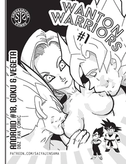 [saiyajinsama] Wanton Warriors #1 - Goku, #18 & Vegeta (Dragon Ball Z)
