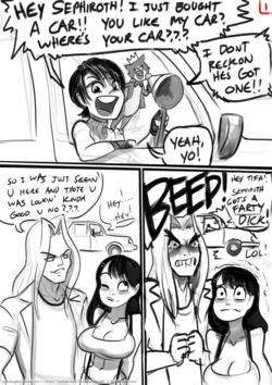 [JerkDouglas] Yuffie Gets Fat!!!! (A comic) (Final Fantasy VII)
