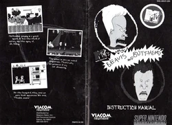 MTV's Beavis and Butt-Head: The Game (1994) - SNES Manual