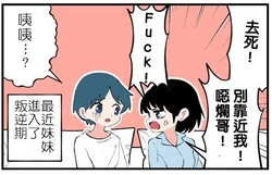 [さかたはるき] 妹妹進入了叛逆期 四格