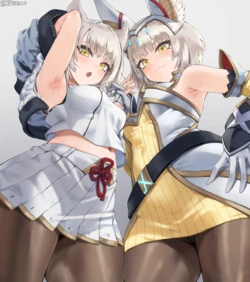 [Jtveemo] Nia&Mio (Xenoblade) [Decensored]