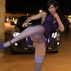 [minoru] woman in purple dress