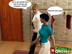 3DFamilyOrgies - Dad has helped to dress up his daughter (Dutch)