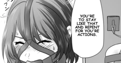 (Halo) Kouzaki on the first day of imprisonment