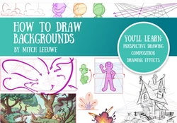 How to draw backgrounds by Mitch Leeuwe