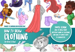 How to draw clothing by Mitch Leeuwe