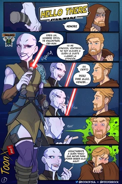 [Hagfish + Stendra] Hello There: A Star Wars Story (Star Wars: The Clone Wars) (Spanish) [kalock & ToonX]