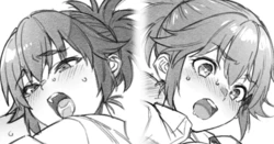 [Tsukimoto Kizuki] "Houshigakari no Onnanoko" H Illust Set (Ushijima Asuka Hen)